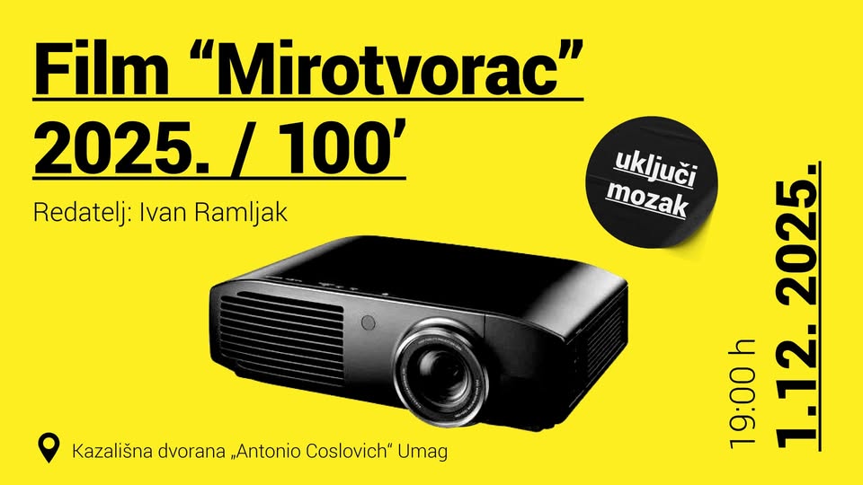 Projekcija filma "Mirotvorac" u Umagu