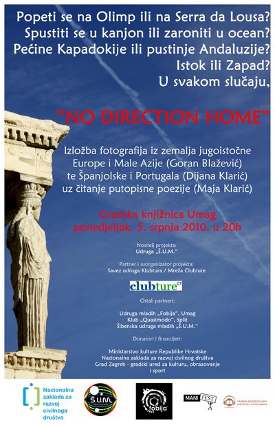 No Direction Home - putopisna večer